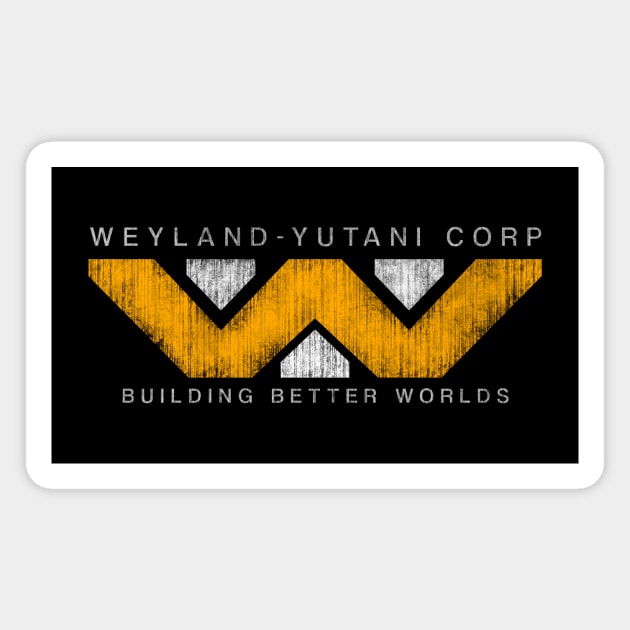 Weyland Yutani - Grunge Magnet by Remus